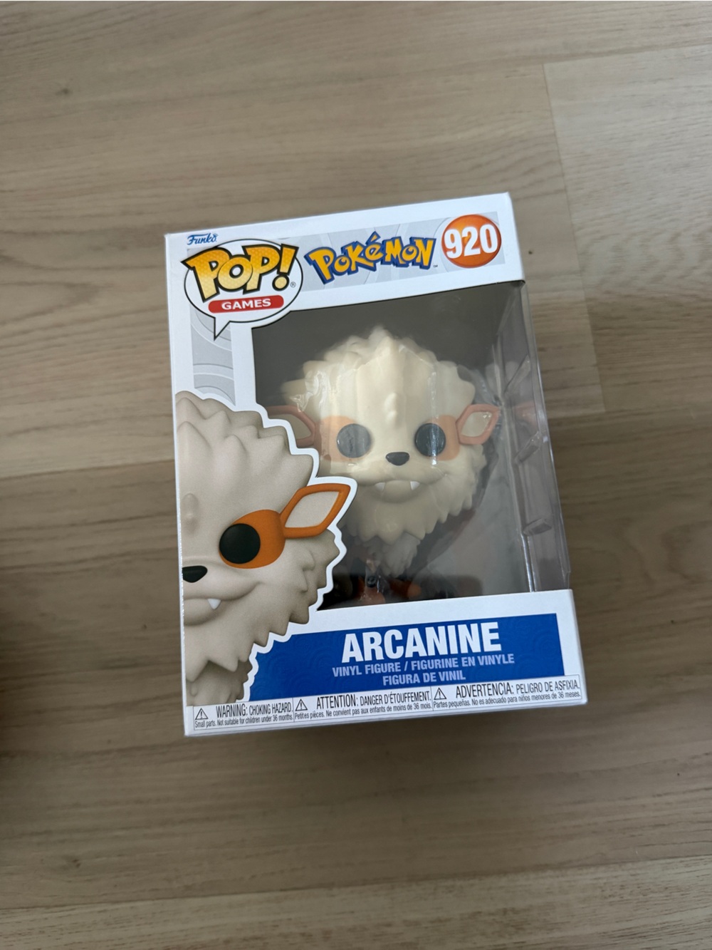 Funko Arcanine Vinyl Figure - Cream, Orange, Black